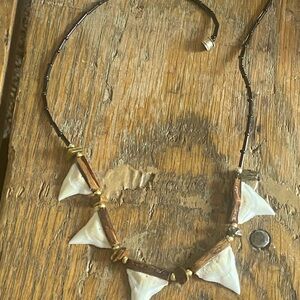 Elegant Black and White Necklace